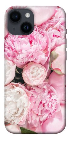 Чехол IBANAN Pink peonies для iPhone 14 (6.1"") 3701014325 фото 1 Купить в интернет-магазине IBANAN