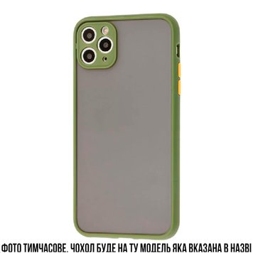 Чехол для iPhone 16 (Противоударный с зелеными бортиками) ( PG010028) 3701020494 фото 1 Купить в интернет-магазине IBANAN