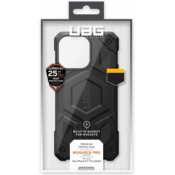 Ударостійкий чохол UAG Monarch Pro with MagSafe Leather для iPhone 13 Pro (6.1"") 3701015627 фото 11 Купити в інтернет-магазині IBANAN