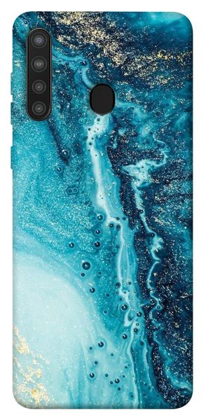 Чохол IBANAN Блакитна фарба для Samsung Galaxy A21 380100404 фото 1 Купити в інтернет-магазині IBANAN