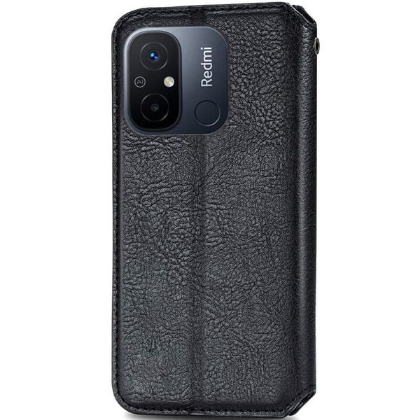 Шкіряний чохол книжка GETMAN Cubic (PU) для Xiaomi Redmi 12C 390101277 фото 2 Купити в інтернет-магазині IBANAN