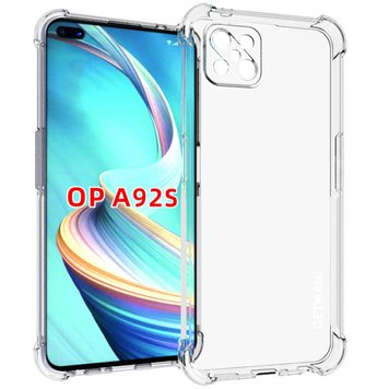 TPU чехол GETMAN Ease logo усиленные углы для Oppo A92s 430100064 фото 1 Купить в интернет-магазине IBANAN