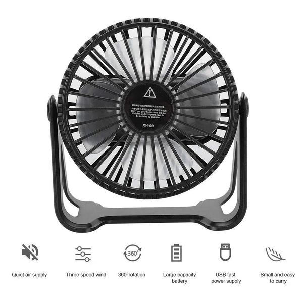 Вентилятор Mini Fan XH-08 з акумулятором 2198865098 фото 2 Купити в інтернет-магазині IBANAN