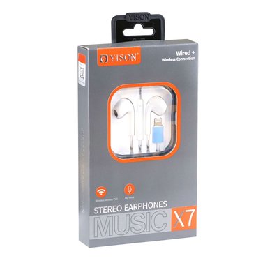 Замовити Навушники Yison X7 Llightning ЦУ-00037045 в магазині IBANAN