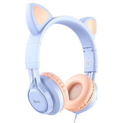 Замовити Навушники Hoco W36 Cat ear Dream Blue 00000057167_1 в магазині IBANAN