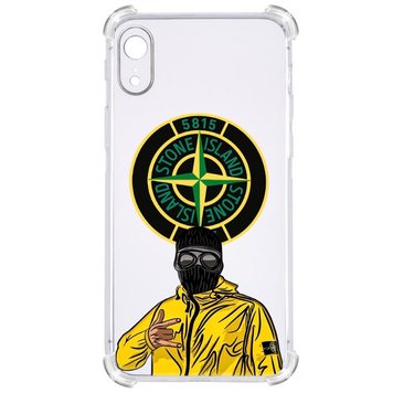 Прозорий протиударний чохол для iPhone XR З принтом: Stone Island (стон айленд) 3701015251 фото 1 Купити в інтернет-магазині IBANAN