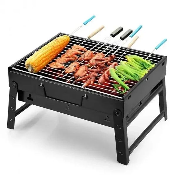 Портативний гриль TL-372 барбекю BBQ Grill Portable складний переносний мангал для дому дачі та туризму 2167997865 фото 3 Купити в інтернет-магазині IBANAN