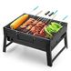 Портативний гриль TL-372 барбекю BBQ Grill Portable складний переносний мангал для дому дачі та туризму 2167997865 фото 3 Купити в інтернет-магазині IBANAN