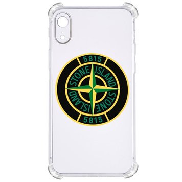 Прозрачный противоударный чехол для iPhone XR С принтом: Stone Island (стон айленд) 3701015252 фото 1 Купить в интернет-магазине IBANAN