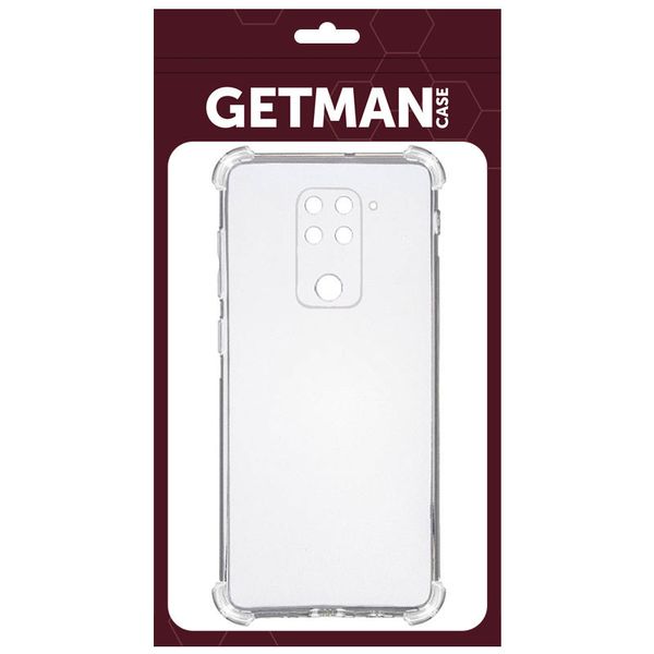 TPU чохол GETMAN Ease logo посилені кути для Xiaomi Redmi Note 9 / Redmi 10X 390100180 фото 2 Купити в інтернет-магазині IBANAN