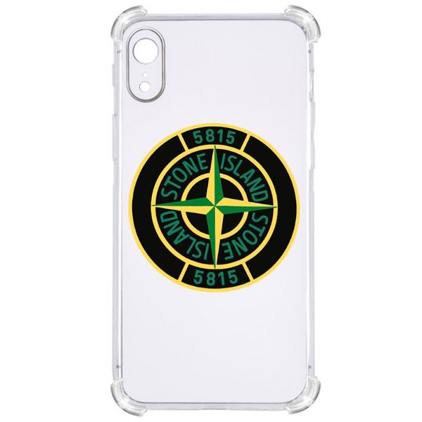 Прозорий протиударний чохол для iPhone XR З принтом: Stone Island (стон айленд) 3701015252 фото 1 Купити в інтернет-магазині IBANAN