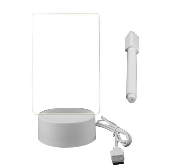 НАСТІЛЬНА ЛАМПА INFINITY NOTE BOARD CREATIVE LED NIGHT LIGHT TRANSPARENT 2000000189864 фото 2 Купити в інтернет-магазині IBANAN