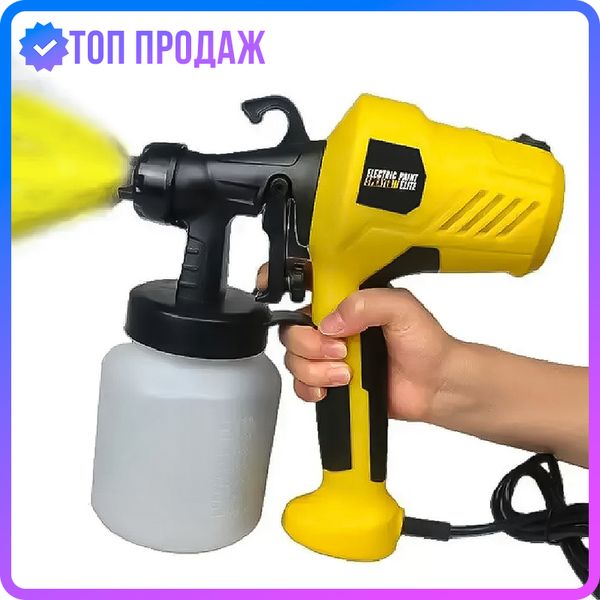 Електричний розпилювач для фарби Electric Paint Sprayer 500W ручний прилад пульверизатор, розпилювач 800 мл краскопульт 3 ступеня 2154655856 фото 1 Купити в інтернет-магазині IBANAN