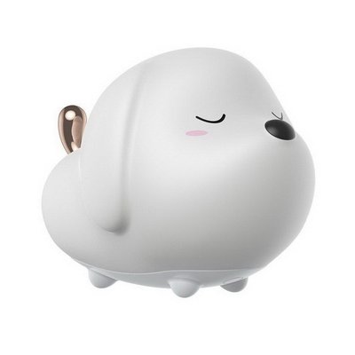 Замовити Нічник Baseus Cute series doggie silicone night light White 11021 в магазині IBANAN