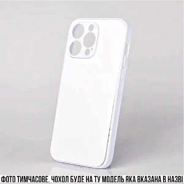 Чехол для iPhone 14 Plus (Белый с металлом 2D) ( 2DW2010021) 3701020270 фото 1 Купить в интернет-магазине IBANAN