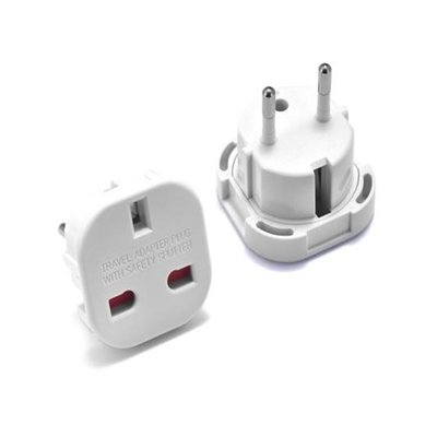 Замовити Перехідник мережевий 2 Pin EU Plug Adapter ep0018 White 10304 в магазині IBANAN
