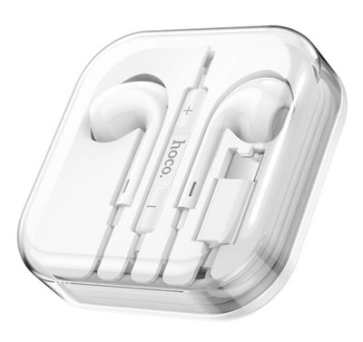 Замовити Навушники Hoco M1 Max crystal earphones for Type-C with mic White 15766 в магазині IBANAN