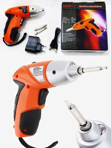 Акумуляторний міні шуруповерт TUOYE Cordless Screwdriver електрична викрутка + біти в комплекті (704150) 2204130375 фото 1 Купить в интернет-магазине IBANAN