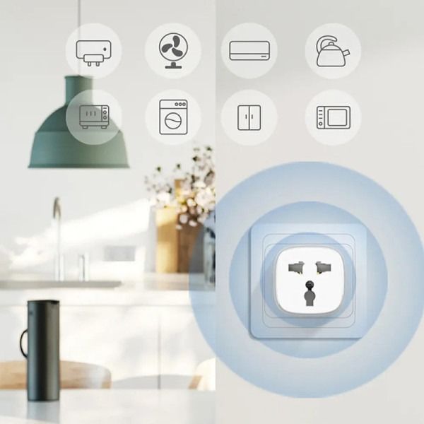 МЕРЕЖЕВИЙ ФІЛЬТР LDNIO SCW1050 Розумна розетка Smart House Wi-Fi Adapter WHITE