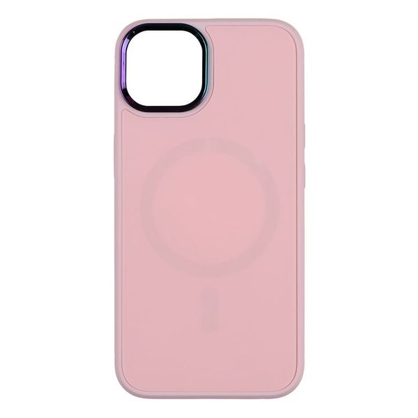 Чохол AG-Glass Chrome Camera with Magsafe для Iphone 11 Колір Pink sand