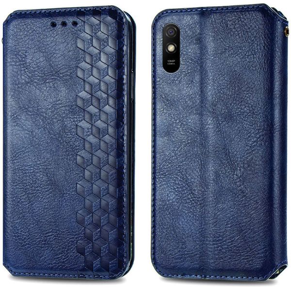 Шкіряний чохол книжка GETMAN Cubic (PU) для Xiaomi Redmi 9A 390100265 фото 2 Купити в інтернет-магазині IBANAN