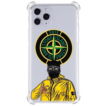 Прозрачный противоударный чехол для iPhone 11 pro С принтом: Stone Island (стон айленд) 3701015263 фото 1 Купить в интернет-магазине IBANAN