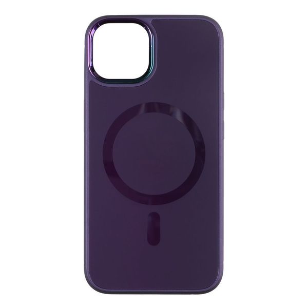 Чохол AG-Glass Chrome Camera with Magsafe для Iphone 11 Колір Purple