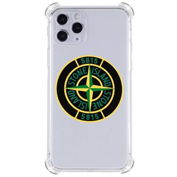 Прозрачный противоударный чехол для iPhone 11 pro С принтом: Stone Island (стон айленд) 3701015264 фото 1 Купить в интернет-магазине IBANAN