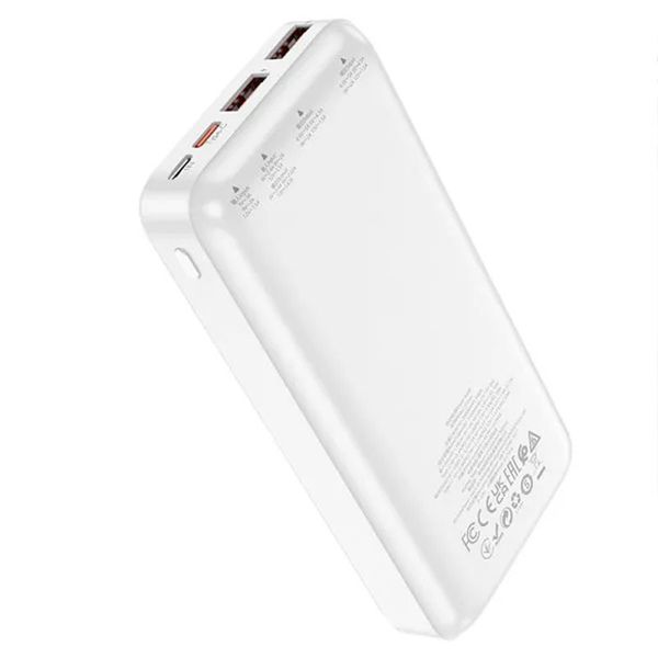 Power Bank Hoco J101A Astute 22.5W 20000mAh із технологією QC3.0+PD3.0 | 2USB/1Type-C, PD/QC, 22.5W, 3A 6931474782502 фото 4 Купити в інтернет-магазині IBANAN