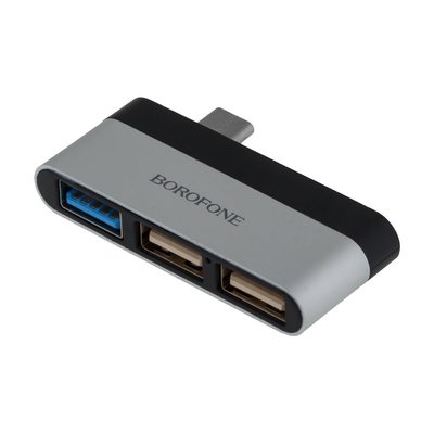 Замовити Перехідник Borofone DH1 Type-C to USB 3.0 / 2USB ЦУ-00032902 в магазині IBANAN