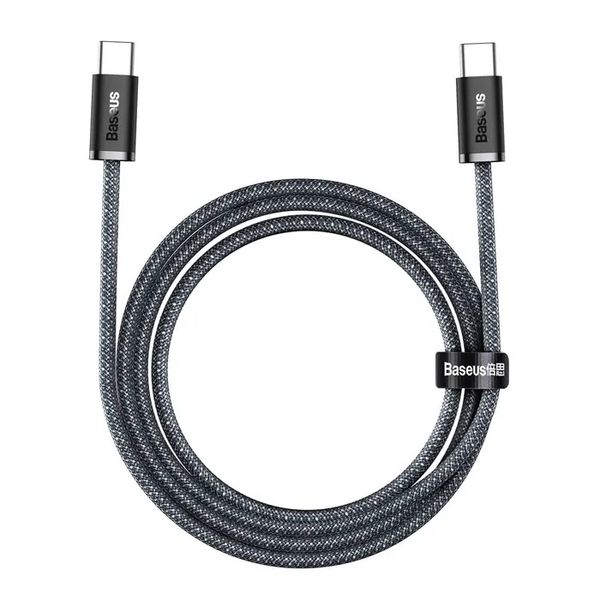 Кабель Baseus Dynamic Series Fast Charging Data Cable Type-C to Type-C 100W 2m Slate Gray 6932172605865 фото 1 Купить в интернет-магазине IBANAN