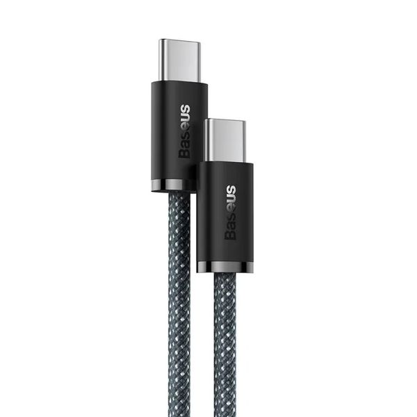 Кабель Baseus Dynamic Series Fast Charging Data Cable Type-C to Type-C 100W 2m Slate Gray 6932172605865 фото 2 Купити в інтернет-магазині IBANAN