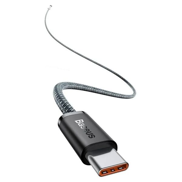 Кабель Baseus Dynamic Series Fast Charging Data Cable Type-C to Type-C 100W 2m Slate Gray 6932172605865 фото 3 Купити в інтернет-магазині IBANAN