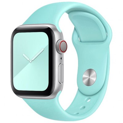 Ремінець Silicone Apple Watch 38/40/41 mm Sea Blue ( 21 ) ( 21 )