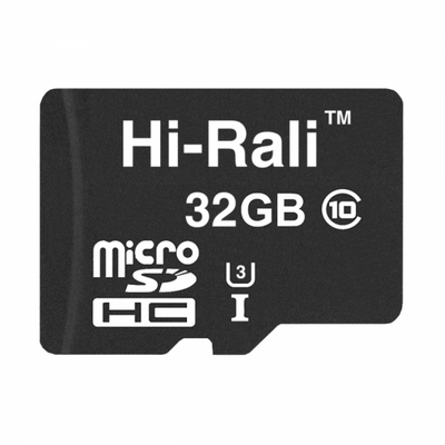 Замовити Карта Пам'яті Hi-Rali MicroSDHC 32gb UHS-3 10 Class ЦУ-00038192 в магазині IBANAN