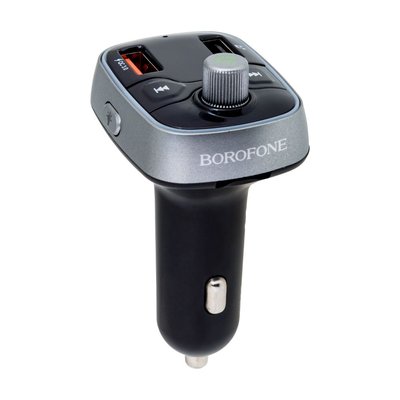 Замовити FM-трансмітер в автомобіль Borofone BC32 Sunlight ЦУ-00031489 в магазині IBANAN