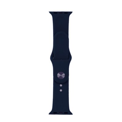Ремінець Silicone Apple Watch 38mm Midnight Blue (19)