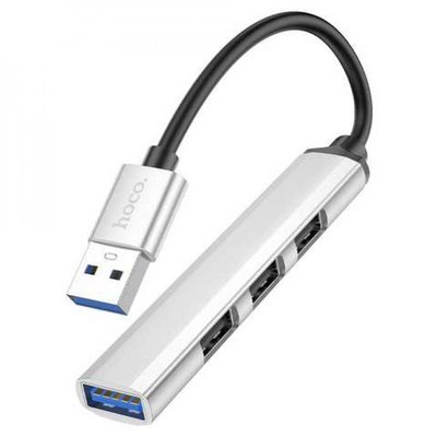 Замовити Хаб USB Hoco HB26 4 in 1 adapter(USB to USB3.0+USB2.0*3) ЦУ-00037840 в магазині IBANAN