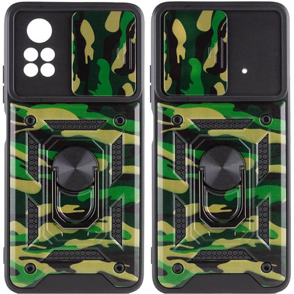 Ударостійкий чохол Camshield Serge Ring Camo для Xiaomi Poco X4 Pro 5G 390100867 фото 1 Купити в інтернет-магазині IBANAN