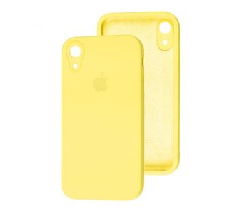 Чехол для iPhone Xr Square Full camera Silicone Case желтый 3701010463 фото 1 Купить в интернет-магазине IBANAN