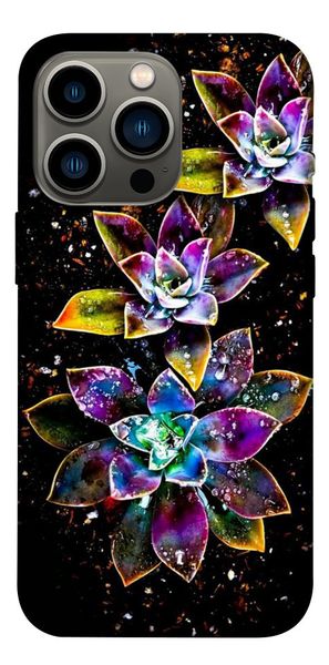 Чохол IBANAN Flowers on black для iPhone 13 Pro (6.1"") 3701011423 фото 1 Купити в інтернет-магазині IBANAN