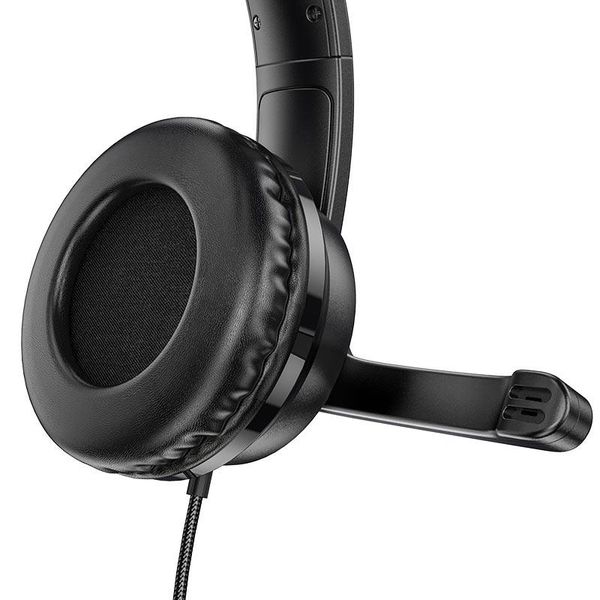 Навушники Hoco W103 Magic tour gaming headphones Black 2070593089321 фото 3 Купити в інтернет-магазині IBANAN