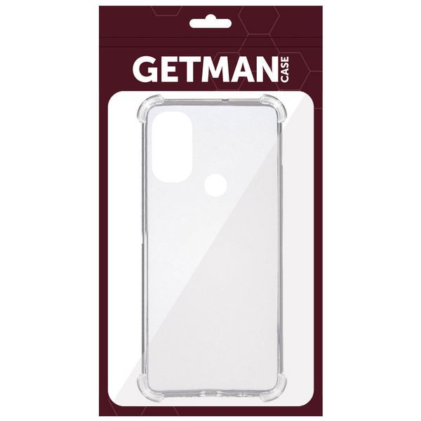 TPU чохол GETMAN Ease logo посилені кути для Motorola Moto E40 / E30 470100010 фото 2 Купити в інтернет-магазині IBANAN