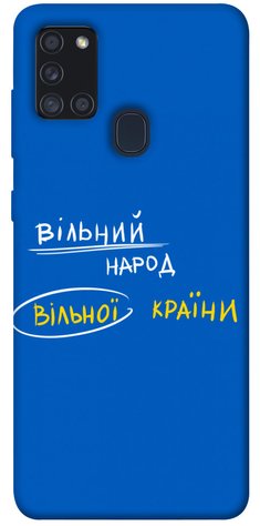 Чехол IBANAN Свободная страна для Samsung Galaxy A21s 380100446 фото 1 Купить в интернет-магазине IBANAN