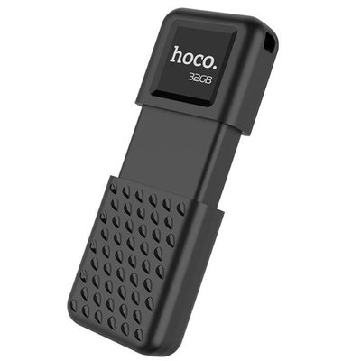 Замовити Флеш накопичувач USB 2.0 Hoco UD6 32GB (Чорний) 57463 в магазині IBANAN