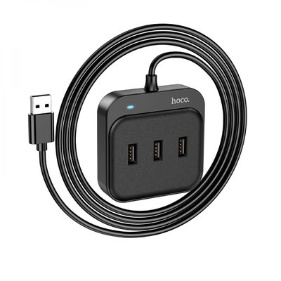 Заказать USB Hub Hoco HB31 Easy 4-in-1 converter(USB to USB2.0*4)(L=1.2M) ЦУ-00037844 фото в интернет магазине IBANAN
