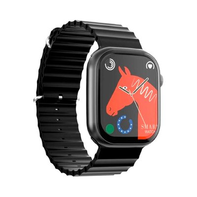 Замовити Розумний годинник XO W8 Pro, Чорний Wireless Charging Smart Sports Watch 2.01" IPS | BT Call, Track, HeartRate, IP67 ЦУ-00039532 в магазині IBANAN