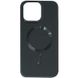 Чохол Bonbon Leather Metal Style with MagSafe для iPhone 14 (6.1") (Чорний / Black) 3701015730 фото 1 Купити в інтернет-магазині IBANAN